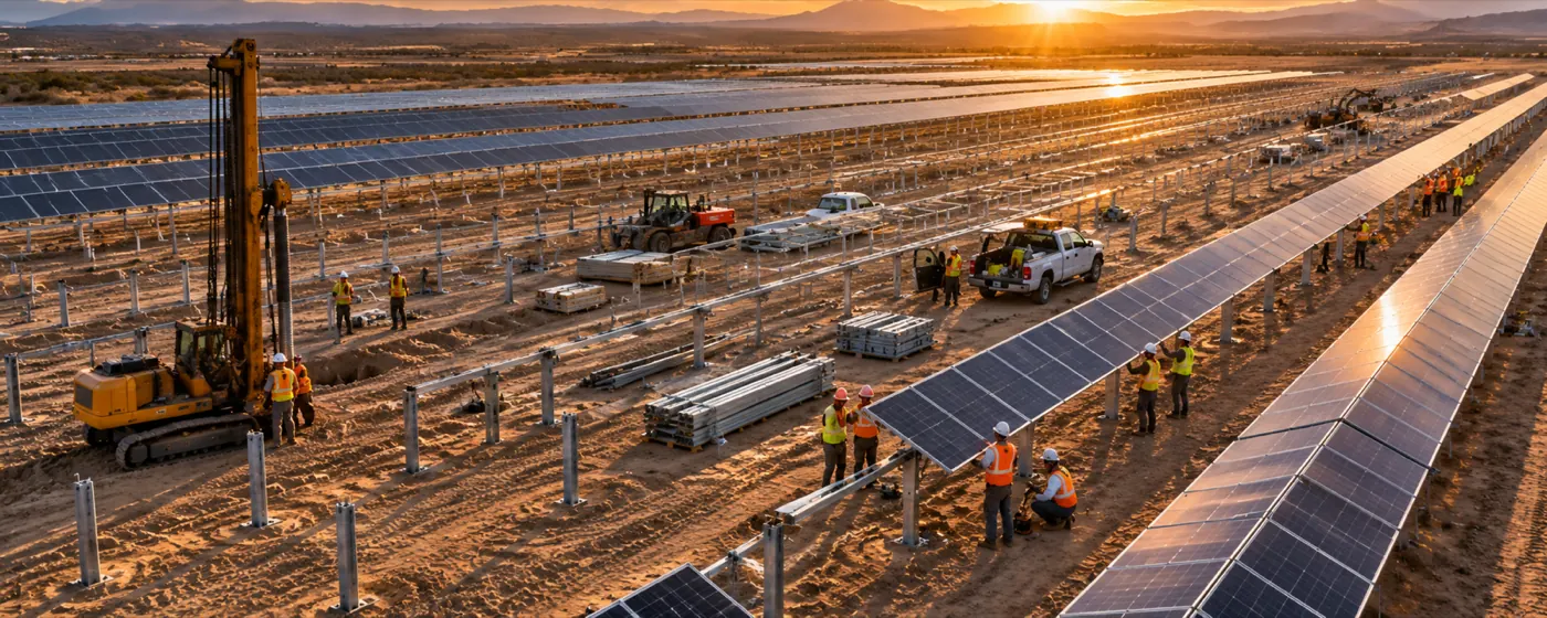 Utility-Scale Solar Installation Company